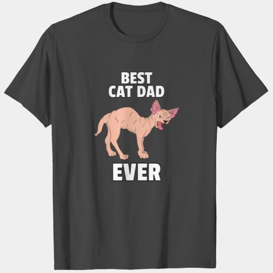 Cat Kitten Sweet Funny Maine Coon Gift Dad Papa T Shirts