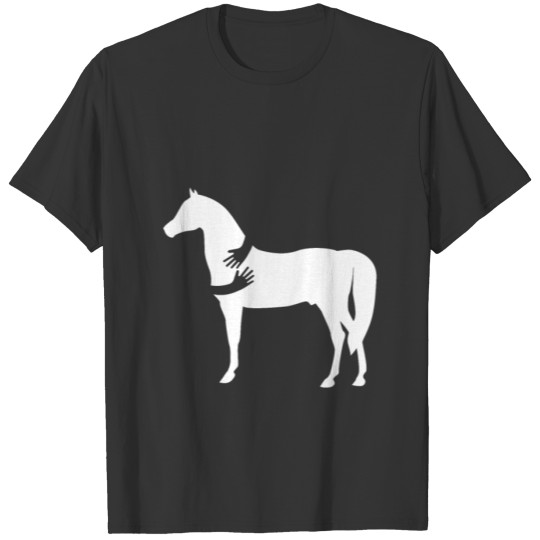 Hug My Horse Design Animal Lover Cool Gift Idea T-shirt