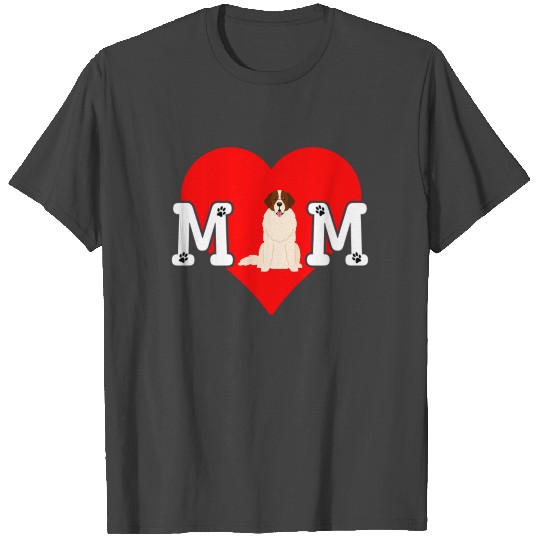 Dog Mom Heart Paw Prints Moscow Watch T Shirts