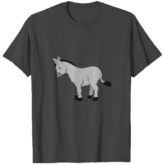 Cute Donkey Illustration Lover Mule Animal Gift T Shirts