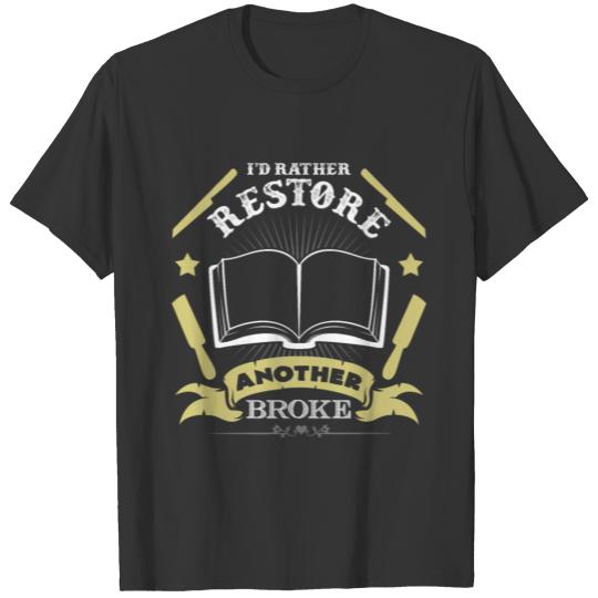 book repair T Shirts