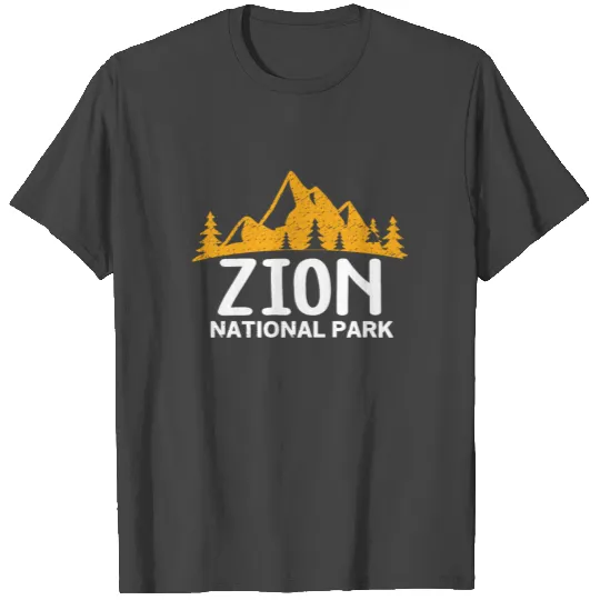Zion National Park Utah design T Shirts