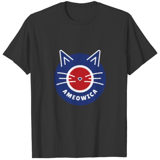 4th Of July Ameowica cat Tshirt T-shirt