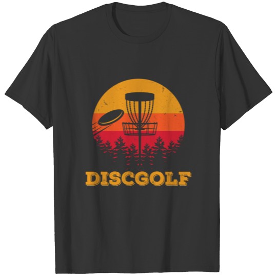 Retro Vintage Discgolf Outdoor Sport Frisbee Gift T-shirt