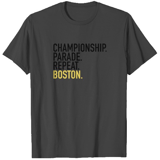 Championship Parade Repeat Boston | Sports Clubs T Shirts