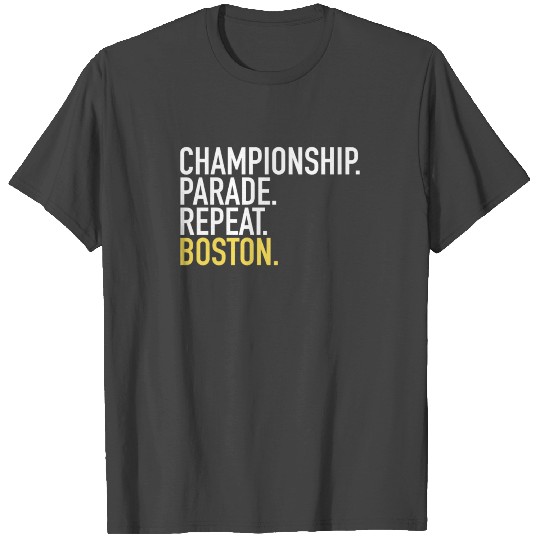 Championship Parade Repeat Boston | Sports Clubs T Shirts