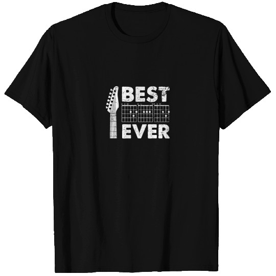 Best Dad Ever Guitar T Shirts Dad Chords T Shirts