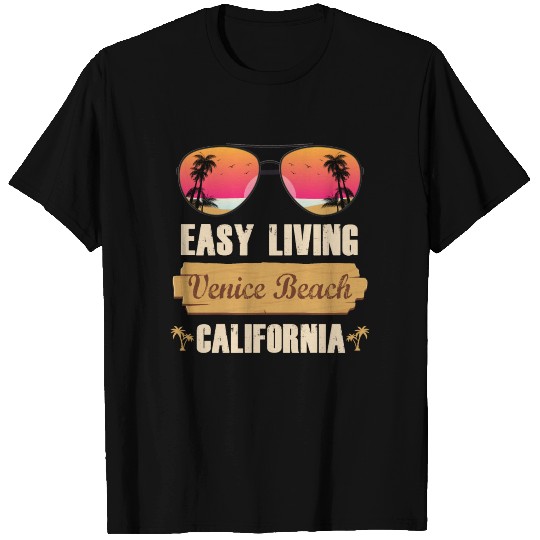 Easy Living Venice Beach California T Shirts