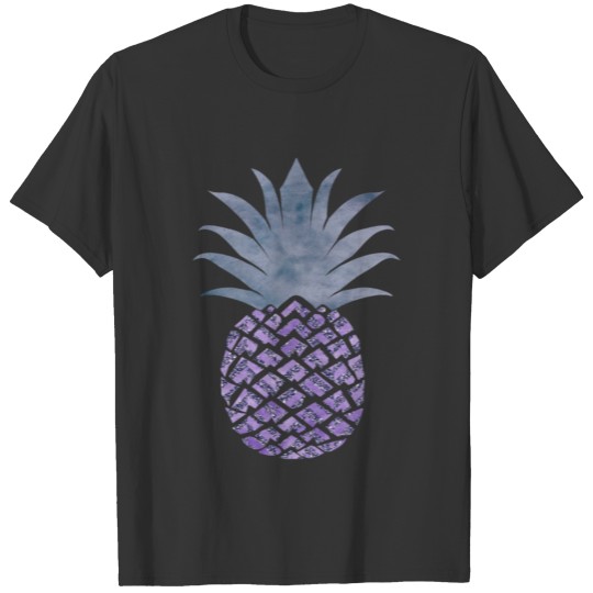 Light Purple Pineapple Cute Women Girls Colorful T-shirt