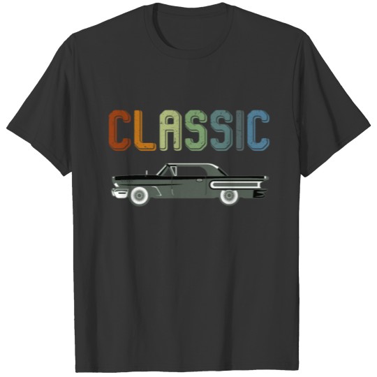 Vintage, Retro, Graphic, Nerd, Car, Old T-shirt