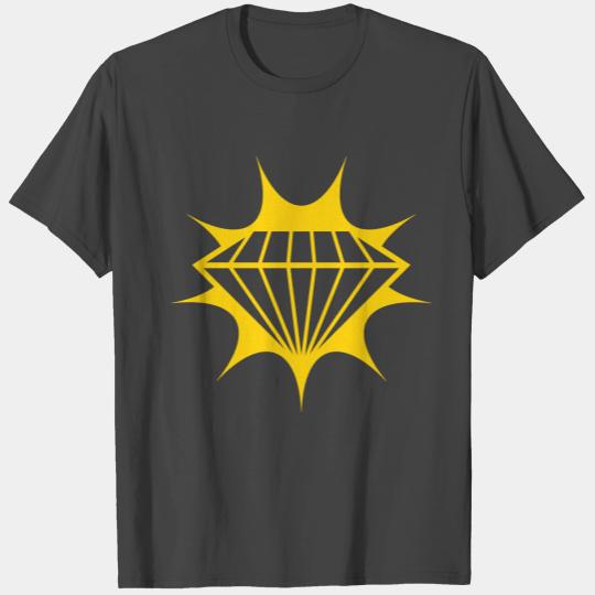 gold ruby diamond gemstone precious rich rays clun T Shirts
