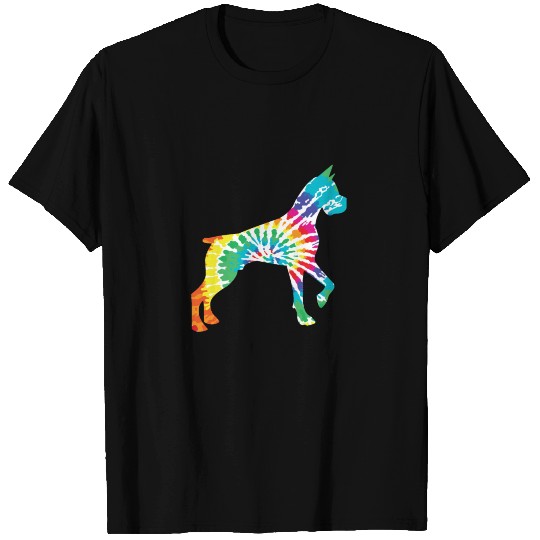 Rainbow Dog Great Dane Hippie T Shirts