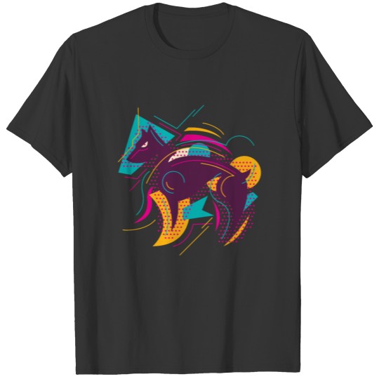 abstract dog T Shirts cool gift for dogs lover