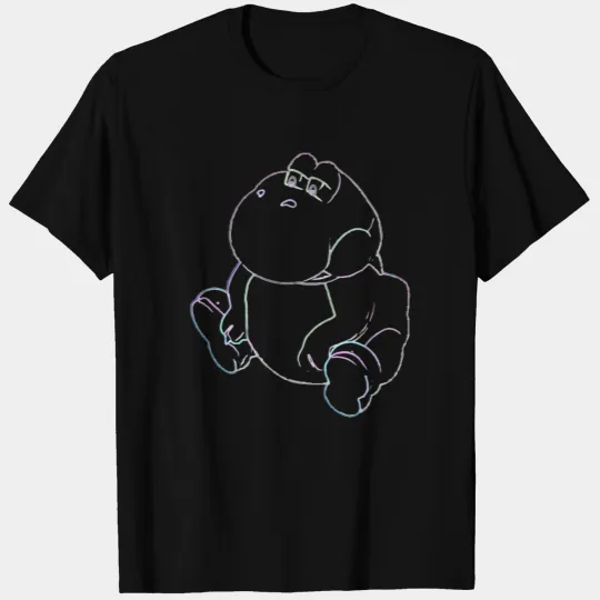 beeg yoshi line art (fat/thicc yoshi) T Shirts