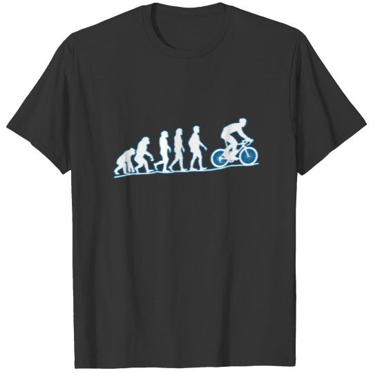 cyclist evolution gift T-shirt