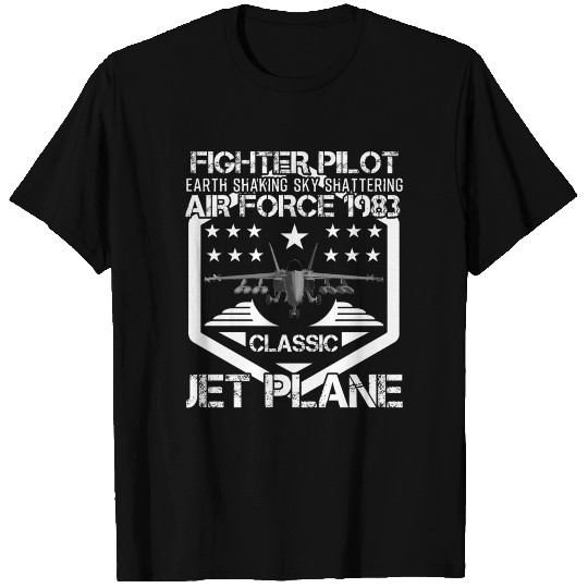 Jet Fighter Pilot Air Force Aircraft T Shirts