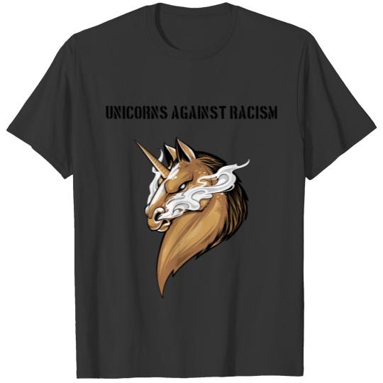 Unicorn against racism T-shirt