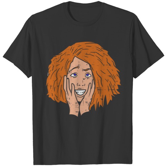 red haired T-shirt