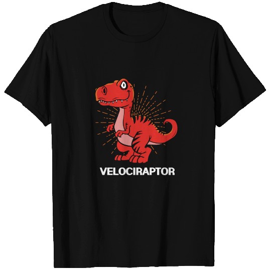 Raptor Velociraptor Dinosaur Dino Chalk Extinct T Shirts