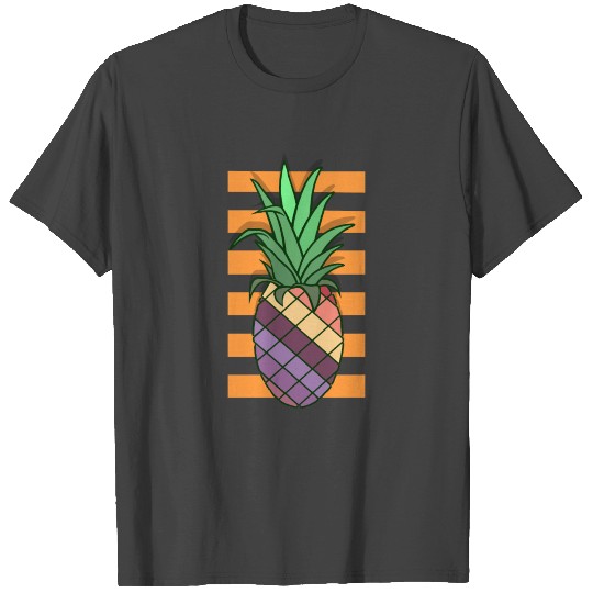 pineapple fruity gift idea for vegan people T Shirts