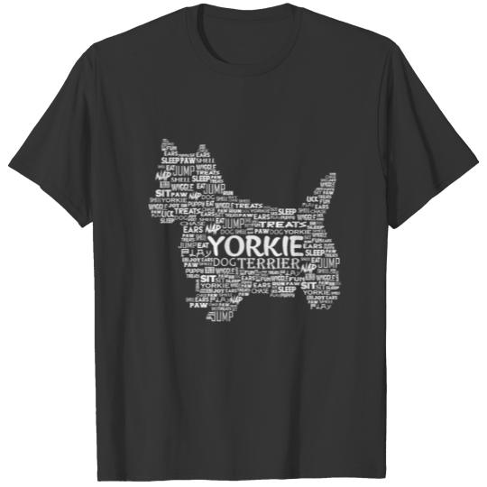 Yorkie Mom Terrier Funny and Sweet Doggy print T-shirt