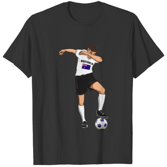 Australia National Soccer Team Dabbing Player T-shirt