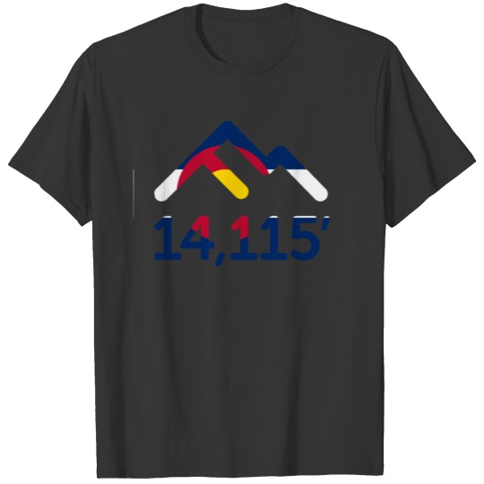 pikes peak 14,115 T-shirt