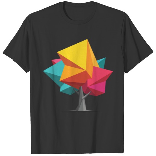 Colorful Vector Tree T Shirts