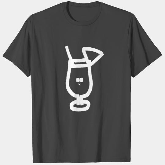 cocktail happy white party alcohol partying travel T Shirts