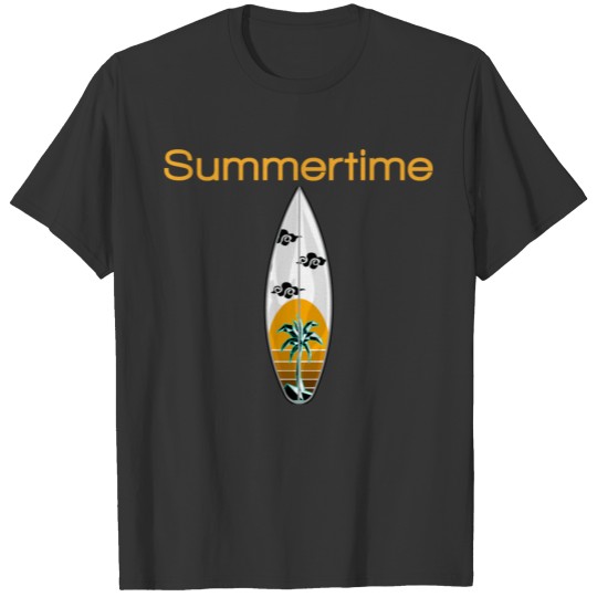 Summertime for surfers T-shirt