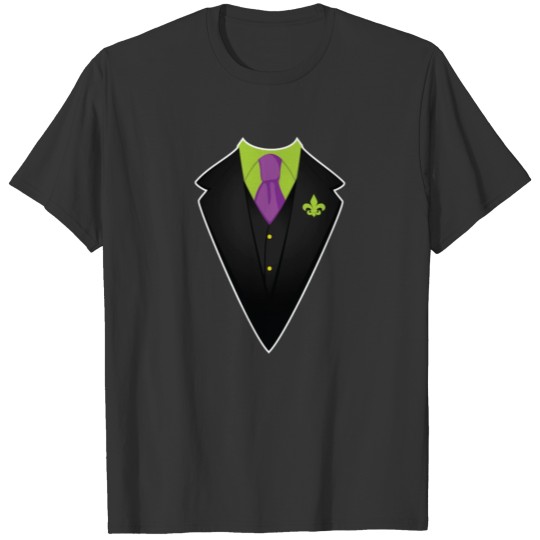 Mardi Gras - Fat Tuesday Suit - Party T-shirt