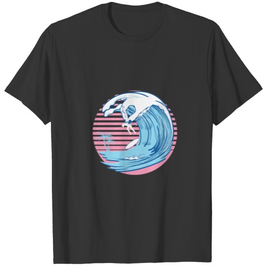No Surfing Surfers Swimming Beaches Wave Riders T-shirt