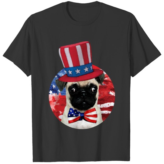 Fourth Of July Dog T Shirts
