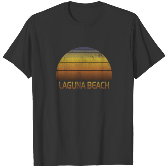 Vintage Sunset Family Vacation Souvenir Laguna T-shirt
