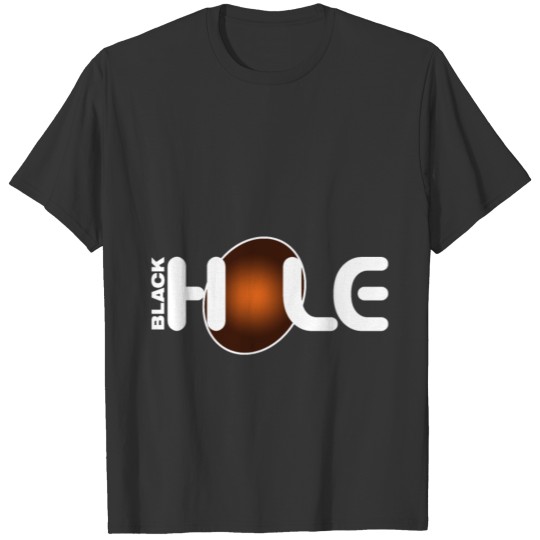 Black hole in orange T-shirt