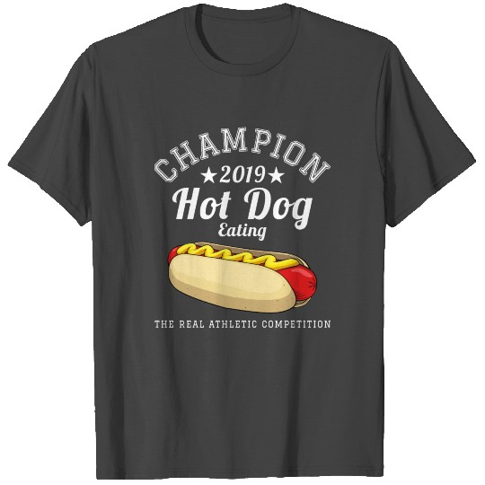 Hot Dog Eating Champion & Winner 2019 Gift T Shirts