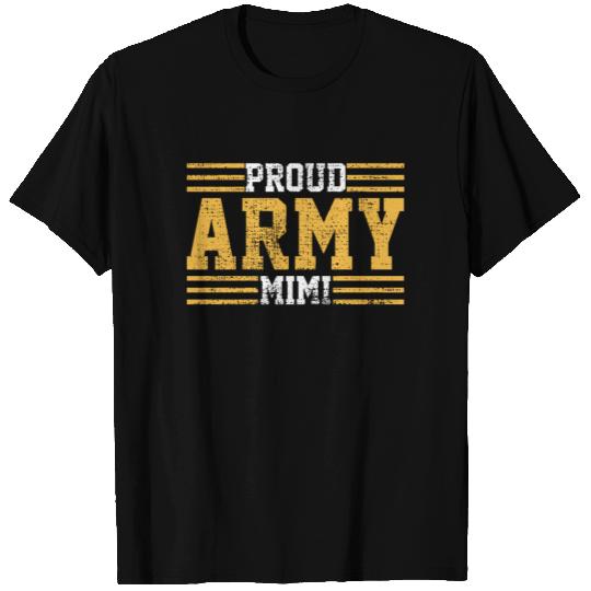 Army Mimi Soldier Mom T Shirts