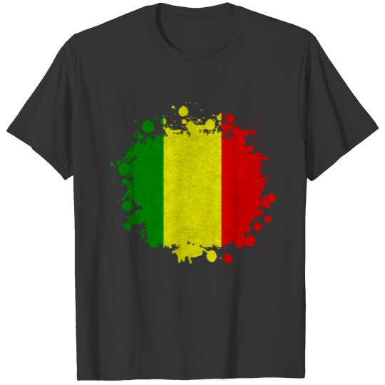 Mali blob / flag Africa Bamako West Africa T-shirt