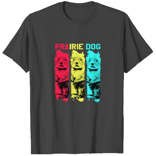 Prairie Dog Groundhog Squirrel Xerini Rodent T Shirts