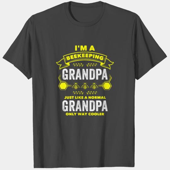 Grandpa cool sayings Beekeeper bee T Shirts