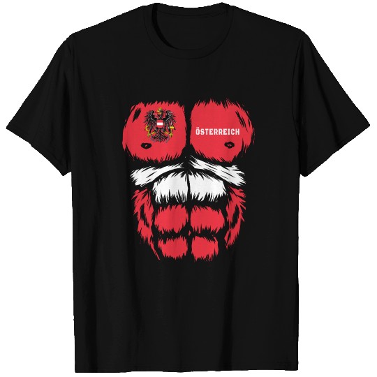 Austria Gorilla Design / Flag Gift Österreich T Shirts