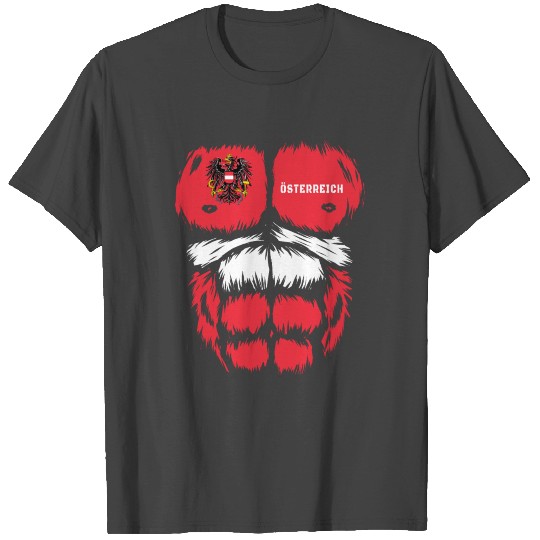 Austria Gorilla Design / Flag Gift Österreich T Shirts