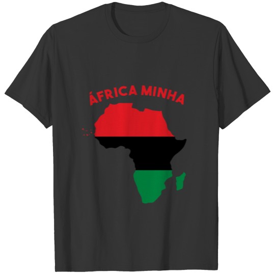 FRICA MINHA PAN-AFRICAN MOTIF DESIGN T-shirt
