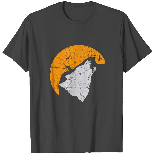 The Howling Wolf Art Animal Designs Gift Idea T Shirts