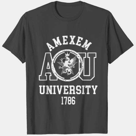 AMEXEM UNIVERSITY LOGO 1786 T Shirts