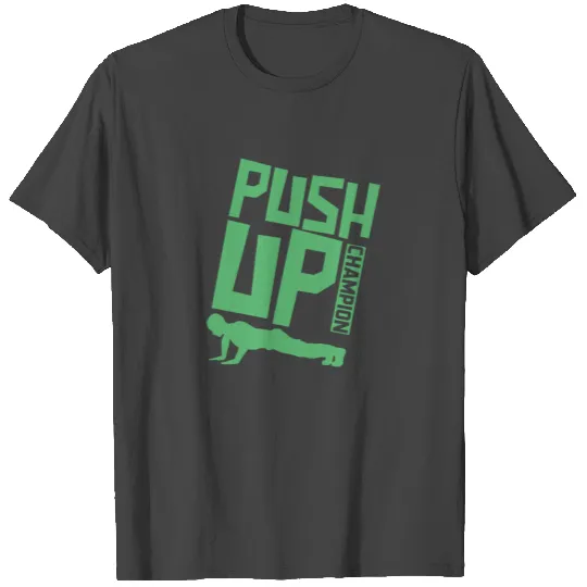 Fitness Push Up Workout Sports Push Postal Service T Shirts