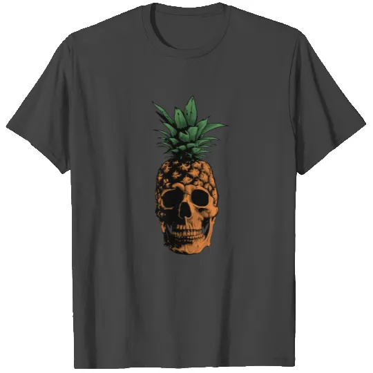 Pineapple Skull T Shirts
