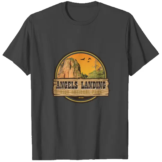 Angels Landing Hike - Utah T Shirts