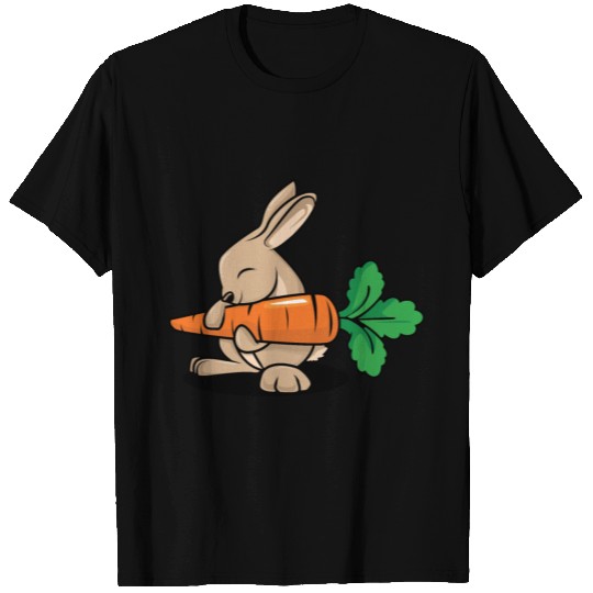 rabbit in love with carrot T Shirts