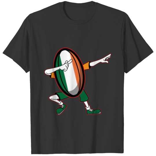 Dabbing Ireland Rugby Ball | 2019 Fans Kit for T-shirt